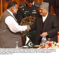 PM +SAARC CHARGE