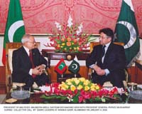 PRE+MALDIVE PRESIDENT