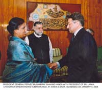 PRE+SRI LANKAN PRESIDENT