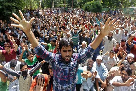 کشمیریوں کے جنازوں سے بھارت پر خوف طاری